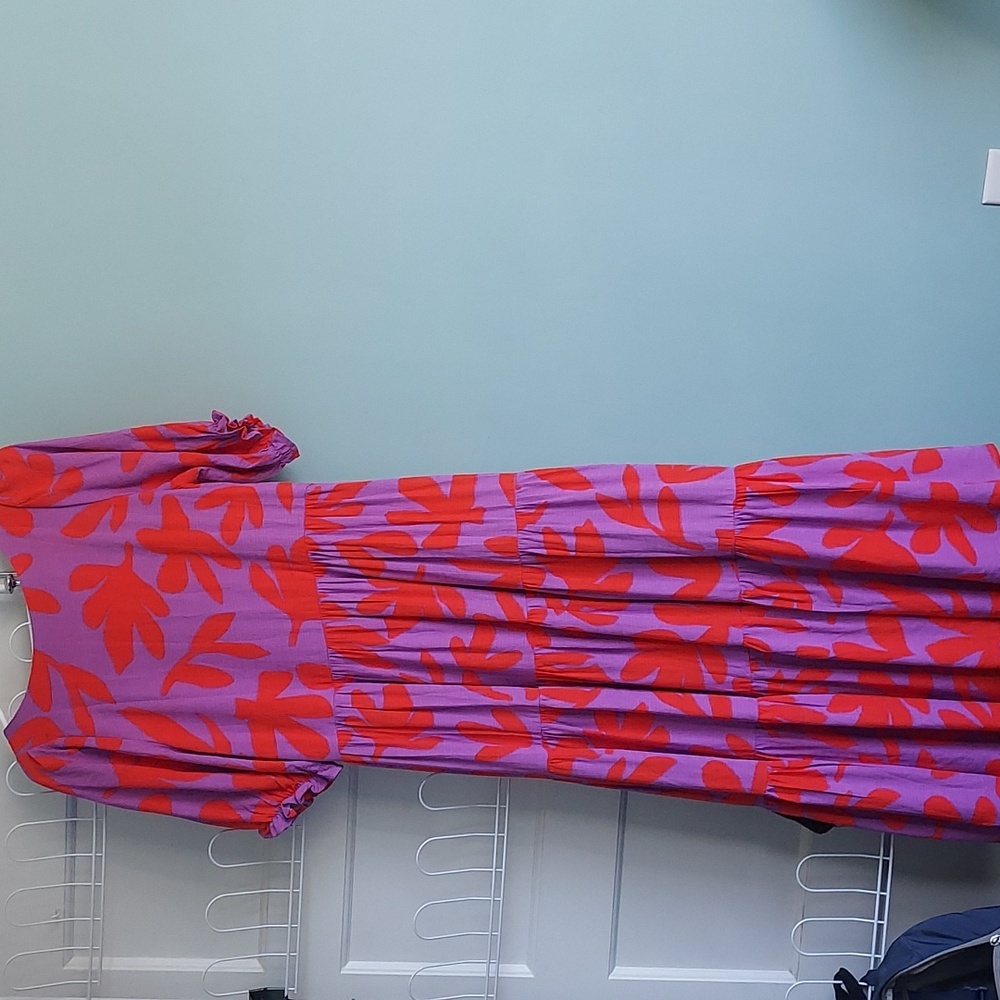 Mister Zimi NWT Luna Midi Dress in Maple Print Size 4 US - Picture 2 of 4